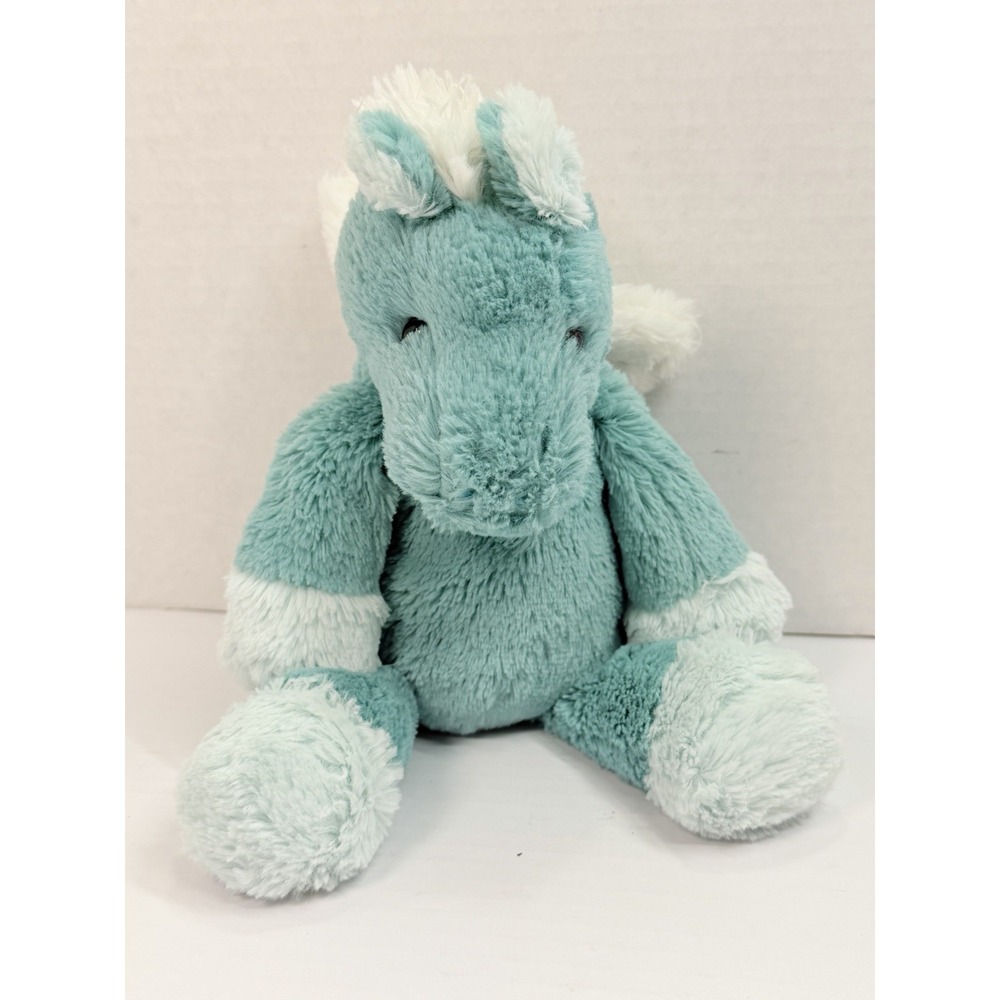 Mary Meyer FabFuzz Blue Moon Pegasus Plush 12" Seafoam Blue Stuffed Animal